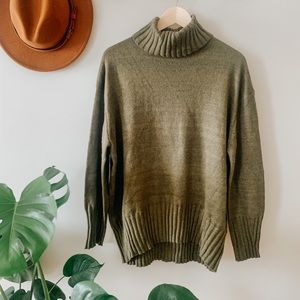 A New Day Olive Green Turtleneck Sweater ✨